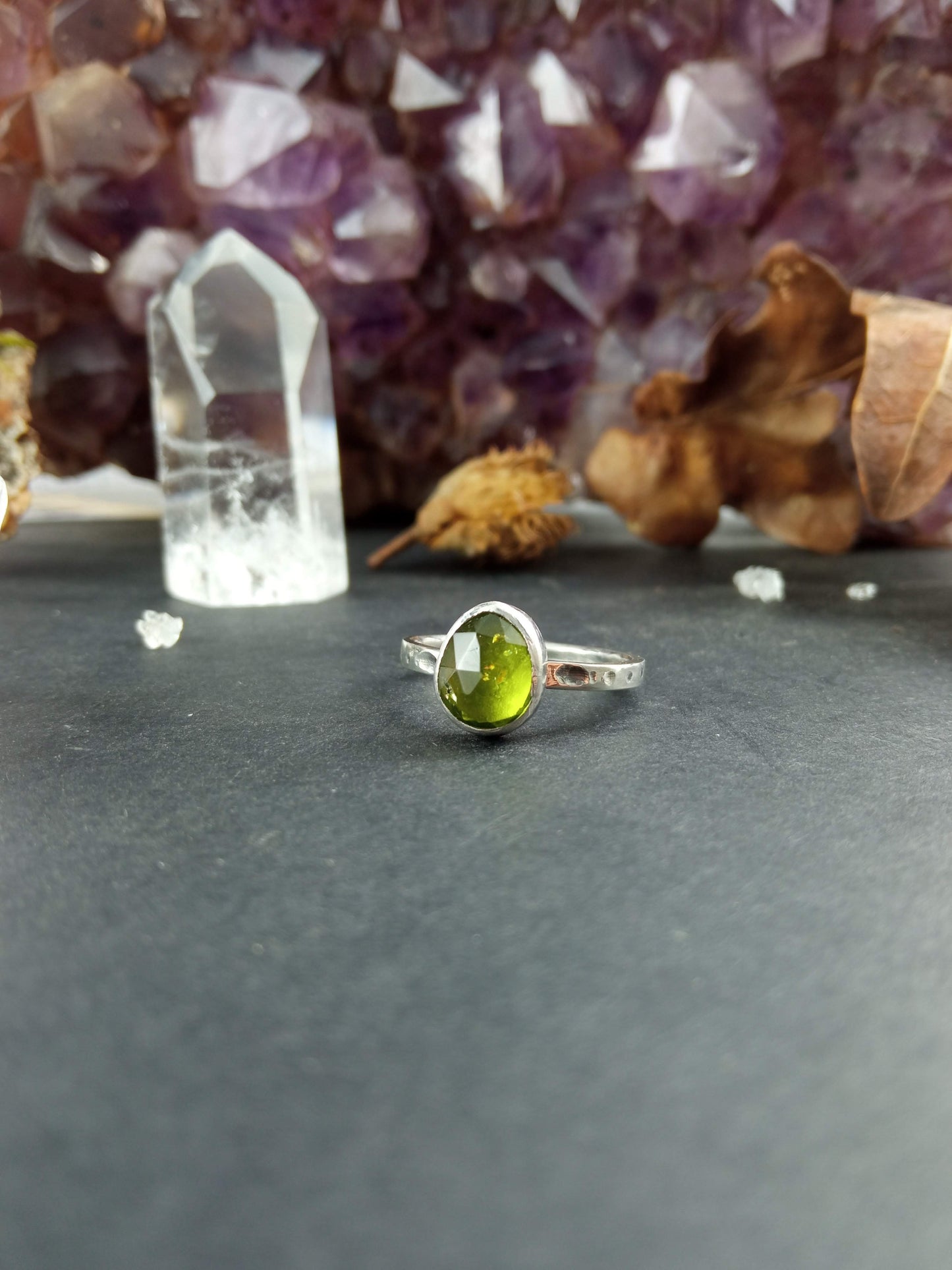 Bague Peridot T.53