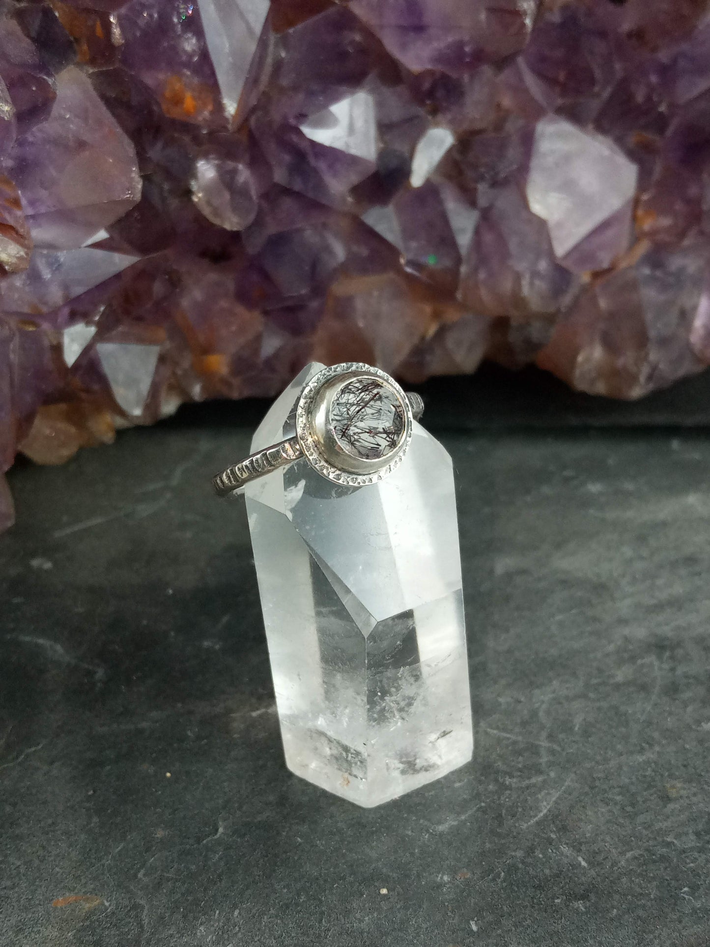 Bague Quartz Rutile T.54