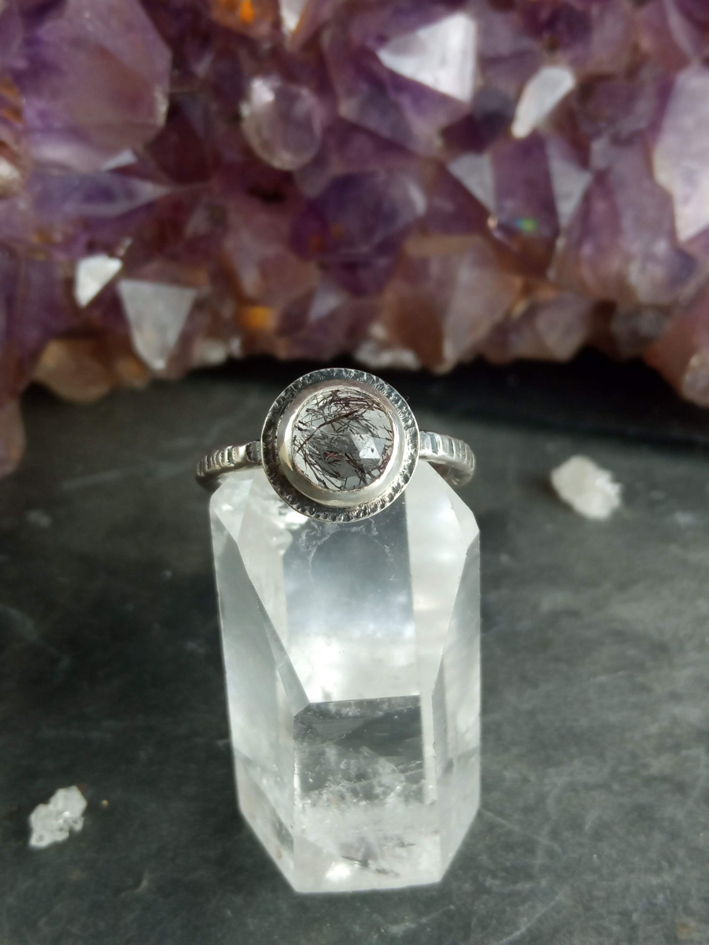 Bague Quartz Rutile T.54