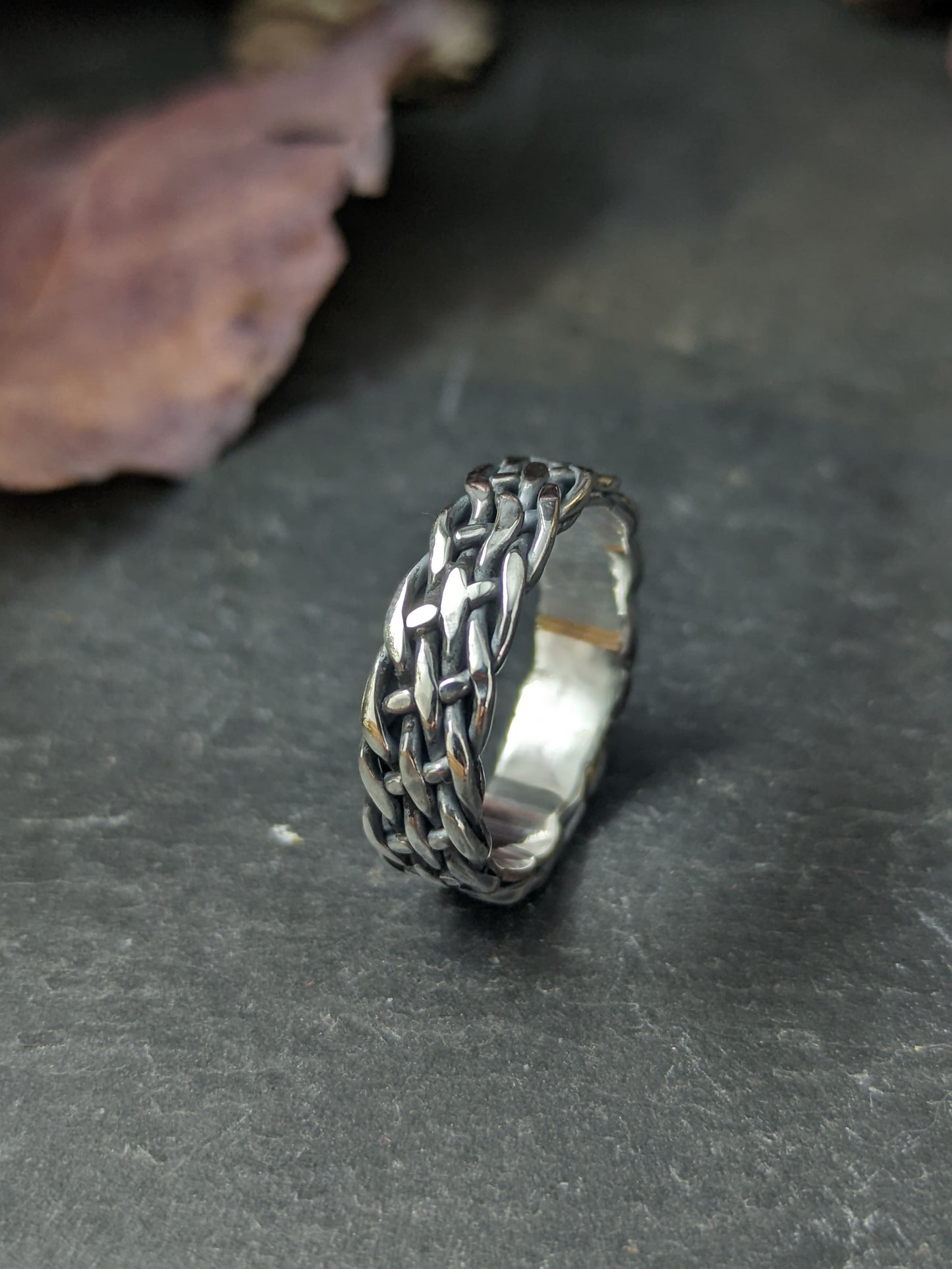 Bague tressée T.58